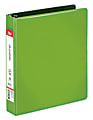 Office Depot® Brand Nonstick 3-Ring Binder, 1 1/2" Round Rings, 64% Recycled, Green