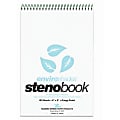 Roaring Spring Enviroshades Steno Books, 6" x 9", Gregg Ruled, 80 Sheets Per Pad, 30% Recycled, Blue, Pack Of 4 1 thumbnail image
