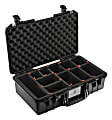 Pelican™ Air Protector™ Case With TrekPak™ Divider System, 7 1/2"H x 22"W x 14"D, Black