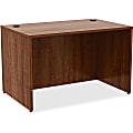 Lorell® Essentials 48"W Rectangular Computer Desk Shell, 30"D, Walnut