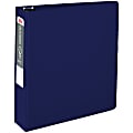 Office Depot® Brand Nonstick 3-Ring Binder, 2" Round Rings, Blue