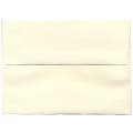 JAM Paper® Booklet Invitation Envelopes, A6, Gummed Seal, Strathmore, Natural White Laid, Pack Of 25 1 thumbnail image