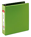 Office Depot® Brand Nonstick 3-Ring Binder, 2" Round Rings, 64% Recycled, Dark Green