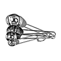 Martha Stewart Stainless Steel Measuring Spoons, Silver
