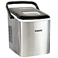 Igloo 26-Lb Automatic Self-Cleaning Portable Countertop Ice Maker Machine With Handle, 12-13/16"H x 9-1/16"W x 12-1/4"D, Stainless Steel