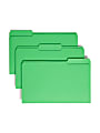 Smead® Color File Folders, Legal Size, 1/3 Cut, Green, Box Of 100 1 thumbnail image
