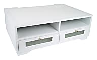 Victor® Pure White Collection™ Printer Stand, 8"H x 21 7/8"W x 15 5/16"D, White 1 thumbnail image