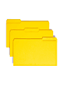 Smead® Color File Folders, Legal Size, 1/3 Cut, Yellow, Box Of 100