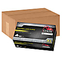 Medline Venom Steel Latex Industrial Gloves, X-Large, Black, 100 Gloves Per Pack, Box Of 10 Packs