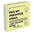 TF Publishing Humor Daily Desktop Calendar, 5-1/2" x 5-1/2", My Prev. Email, January To December 2023 1 thumbnail image