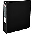 Office Depot® Brand Nonstick 3-Ring Binder, 3" Round Rings, Black 1 thumbnail image