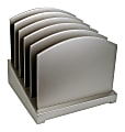 Victor® Incline File Sorter, 9 3/4"H x 9 3/4"W x 9 3/4"D, Classic Silver 1 thumbnail image