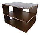 Victor® Mocha Brown Collection™ Corner Shelf, 13 1/2"H x 13 1/2"W x 10 1/2"D, Brown