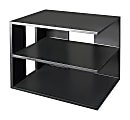 Victor® Midnight Black Collection™ Corner Shelf, 13 1/2"H x 13 1/2"W x 10 1/2"D, Black 1 thumbnail image