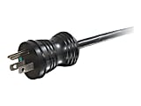 C2G 8ft 18 AWG Hospital Grade Power Cord (NEMA 5-15P to IEC320C13) - Black -  - 48017 1 thumbnail image