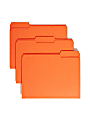 Smead® Color File Folders, Letter Size, 1/3 Cut, Orange, Box Of 100