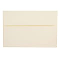 JAM Paper® Booklet Invitation Envelopes, A8, Gummed Seal, Strathmore White, Pack Of 25, 75134