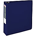 Office Depot® Brand Nonstick 3-Ring Binder, 3" Round Rings, Blue 1 thumbnail image