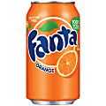 Fanta Orange, 12 Oz. Cans, Case Of 24