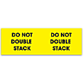 Tape Logic® Preprinted Pallet Protection Labels, DL3101, 10" x 3", Corner™Style, "Do Not Break Down Skid," Bright Yellow, Roll Of 500