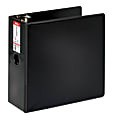 Office Depot® Brand Durable 3-Ring Binder, 5" D-Rings, 65% Recycled, Black 1 thumbnail image