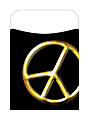 Barker Creek Peel & Stick Library Pockets, 3 1/2" x 5 1/8", Peace, Pack Of 30 1 thumbnail image