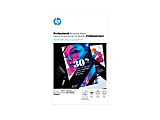 HP Brochure Inkjet Paper, Glossy, White, Ledger Size (11" x 17"), Pack Of 150 Sheets, 48 Lb, 98 Brightness 1 thumbnail image