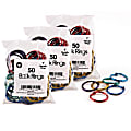 Hygloss Metallic Loose-Leaf Book Rings, 1", Silver, Pack Of 50, Box Of 3 Packs 1 thumbnail image