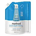 Method™ Dishwashing Soap Pump Refill Pouch, Sea Minerals Scent, 36 Oz Bottle