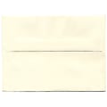 JAM Paper® Booklet Invitation Envelopes, A6, Gummed Seal, Via Linen, 30% Recycled, Natural White, Pack Of 25 1 thumbnail image