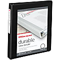 Office Depot® Brand Durable View 3-Ring Binder, 1" Round Rings, Black 1 thumbnail image