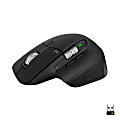  Logitech MX Master 3S - Wireless Performance Mouse, Ergo, 8K  DPI, Track on Glass, Quiet Clicks, USB-C, Bluetooth, Windows, Linux, Chrome  - Graphite - With Free Adobe Creative Cloud Subscription : Electronics