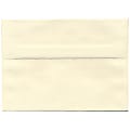 JAM Paper® Booklet Invitation Envelopes, A7, Gummed Seal, 30% Recycled, Strathmore Natural White, Pack Of 25 1 thumbnail image