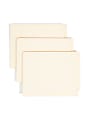 Smead® End-Tab Folders With Fastener, 8 1/2" x 11", Letter, Manila, Box of 50 (34115) 1 thumbnail image