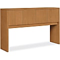 HON® 10500 Series™ Laminate Desk Ensemble Stack-On 60"W Desk Hutch With Doors, Harvest Cherry