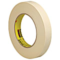 3M™ 202 Masking Tape, 3" Core, 0.75" x 180', Natural, Pack Of 48
