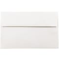 JAM Paper® Booklet Invitation Envelopes, A10, Gummed Seal, Strathmore Bright White, Pack Of 25