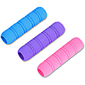 Tatco Ribbed Foam Pencil Cushions - 1.8" Long - Soft Foam - Assorted - 50 / Box 1 thumbnail image