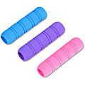 Tatco Ribbed Foam Pencil Cushions - 1.8" Long - Soft Foam - Assorted - 50 / Box