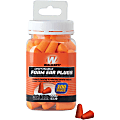 Walker's Game Ear® Foam Ear Plugs, 1 Size, Red, Jar Of 100 Ear Plugs 1 thumbnail image