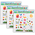 Ready 2 Learn Foam Stickers, Garden, 168 Stickers Per Pack, Set Of 3 Packs