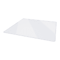Deflecto Premium Glass Chairmat With Beveled Edge, For All Pile Carpets, 36"W x 46"D 1 thumbnail image