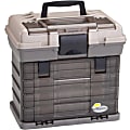Plano Molding 1374 Fishing Tackle Box, 12 3/5"H x 16 1/2"W x 17 3/10"D, Black 1 thumbnail image