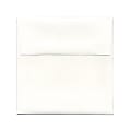 JAM Paper® Strathmore Invitation Envelopes, 5 1/4" x 5 1/4", Gummed Seal, Bright White, Pack Of 25