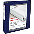 Office Depot® Brand Durable View 3-Ring Binder, 2" Round Rings, Blue 1 thumbnail image