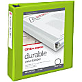 Office Depot® Brand Durable View 3-Ring Binder, 2" Round Rings, Green 1 thumbnail image