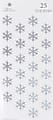 Great Papers! Holiday Foil Seals, 1", Silver Foil, Silver Flakes, Pack Of 50