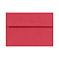 LUX Invitation Envelopes, A7, Gummed Seal, Holiday Red, Pack Of 50