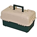 Plano Molding 8616 Magnum HipRoof 6-Tray Tackle Box, 10 1/4" x 12 1/8" x 18 3/4", Green/Sandstone 1 thumbnail image