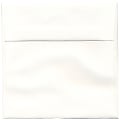 JAM Paper® Strathmore Invitation Envelopes, 6" x 6", Gummed Seal, Bright White, Pack Of 25